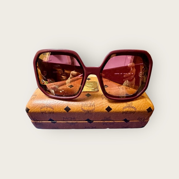 MCM Accessories - MCM Authentic 💯sunglasses - burgandy/frappe - NWT